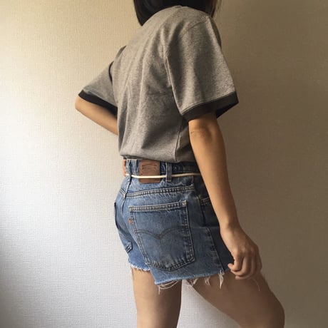 [USED] "POLO" リンガーTee