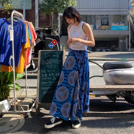 [USED] BLUEの巻きスカート
