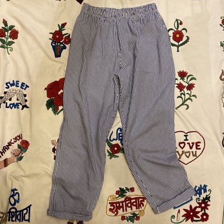 [USED] ギンガムチェック EURO COOK PANTS🥄