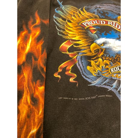[USED] HARLEY DAVIDSON  🔥🔥FIRE~~LONG Tee