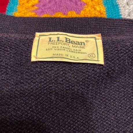 [USED]L.L.Bean肘当て付きBIGカーディガン🌲