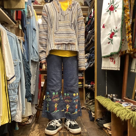 [USED]70's 刺繍入りデニム