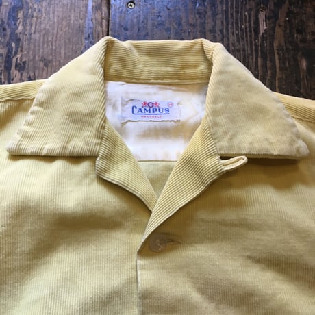 [USED] vintage  CUMPUSコーデュロイシャツ