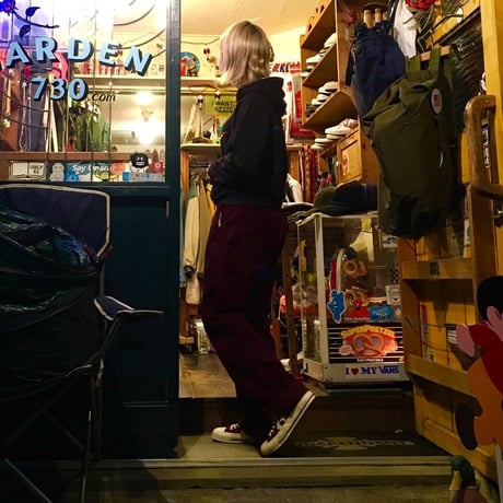 [USED] WINE RED コーデュロイパンツ made in Englamd