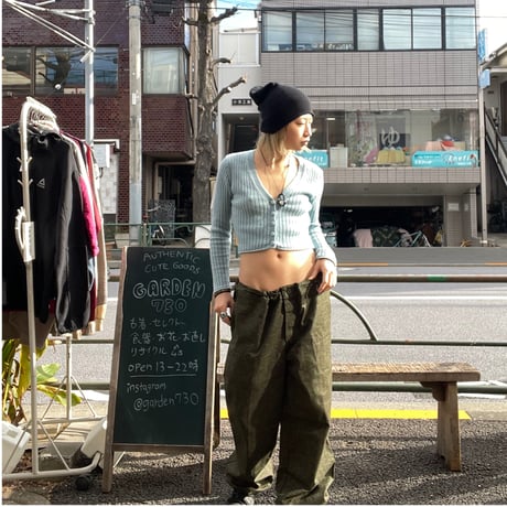 [USED]ニットクロップトップス❄️