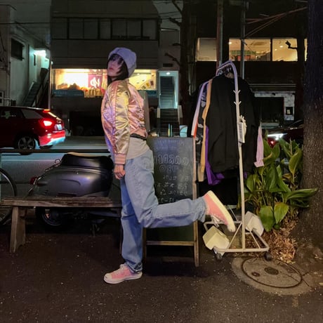 [USED]スカジャン 🩷 ピンク！