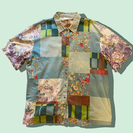 ［USED］パッチワーク風SHIRTS♡