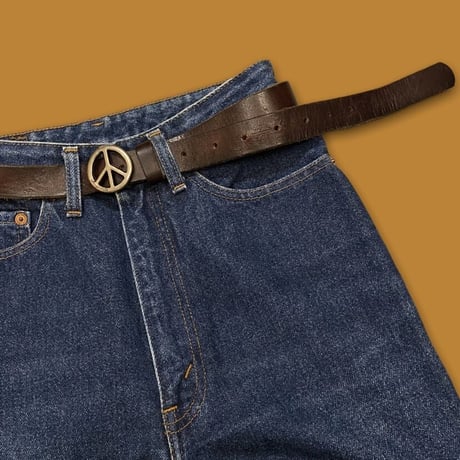 [USED] GOOD VINTAGE !! レザーベルト