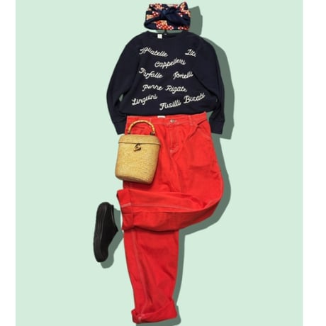 [USED] J CREW プリントスエット♡
