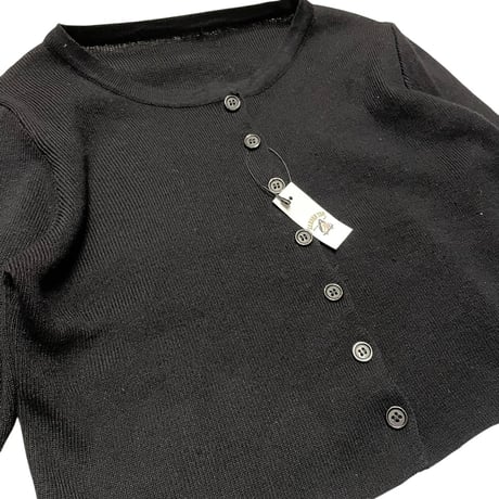 [USED] クロップド BLACKカーディガン