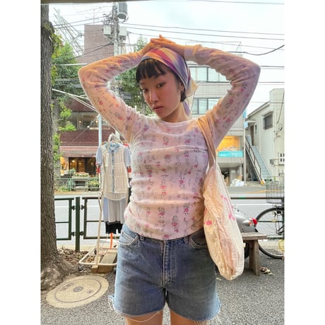 [USED] 花柄サーマル🌷
