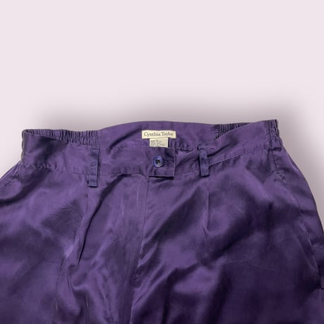 [USED] PURPLE SILKパンツ
