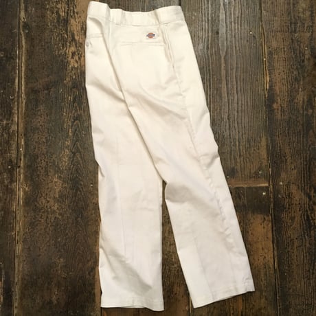 [USED] WHITE Dickies . made  in USA.