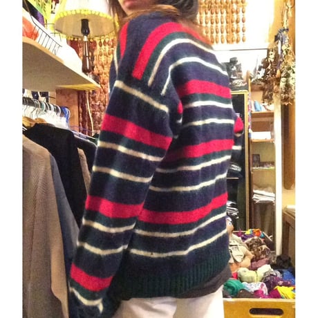 [USED] Wool ボーダーセーター