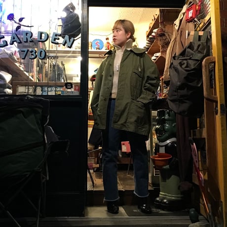 [USED] 60's VINTAGE ARMY 丸襟コート