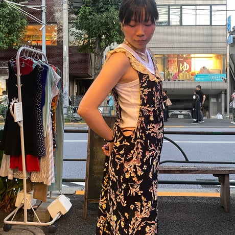 [USED] U.S.made!! 花柄レーヨンO/P