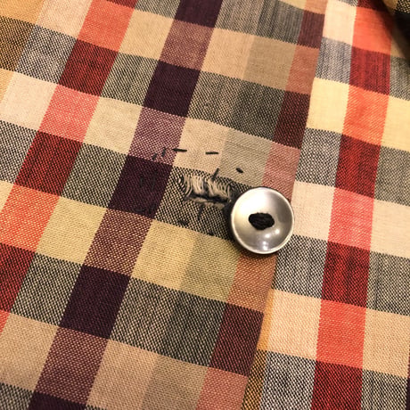 [USED] 60's vintage OPENカラー CHKシャツ