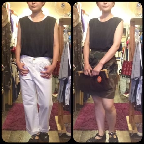 [USED] SILK100%  タンクトップ