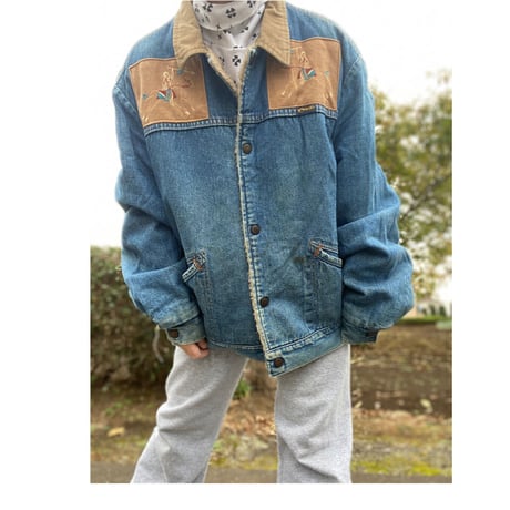 [USED] wrangrer ボアデニムJKT