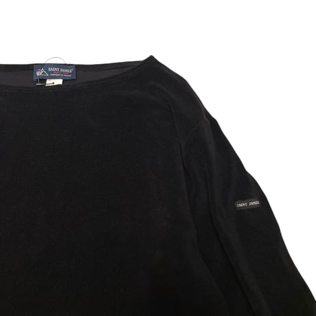 [USED] "SAINT JAMES" パイル地ボートネックTOPS
