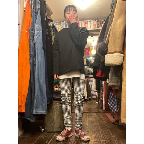 [USED] チェック スキニー PANTS！