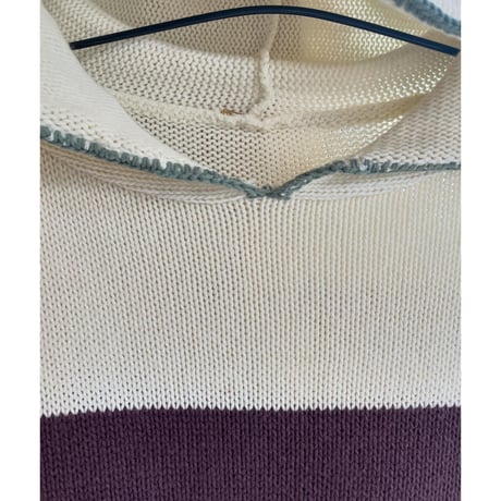 [USED] COTTON ニット フーディ