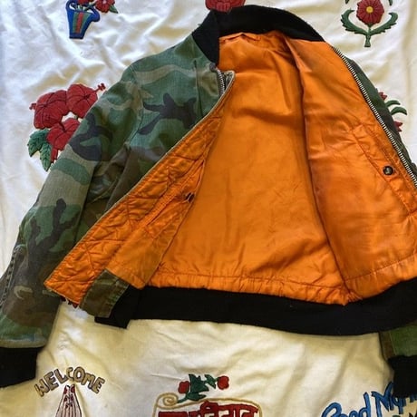 [USED] vintage CAMO柄  MA-1