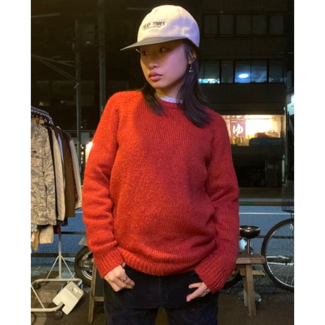 [USED]ネップ肘当てセーター