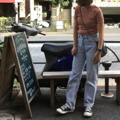 [USED]  Later90's ボーダーリブ Tee