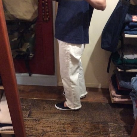 [USED] Levis 501 WHITE フサフサ