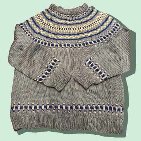 [USED]  ノルディック柄 KNIT
