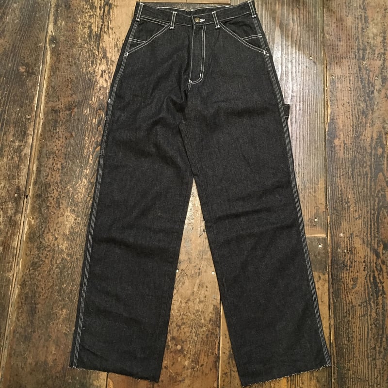 40s ペインターパンツ　針シンチ　ブラック　フェード 40s ペインターパンツ 針シンチ ブラック フェード 40s