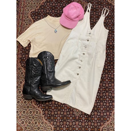 [USED]  WHITE DENIM ワンピース