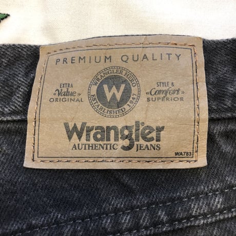 [USED] Wrangler BLACK DENIM
