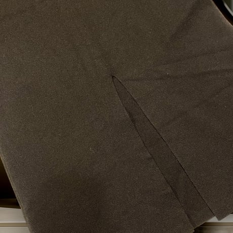 [USED]リブ SLIT BLACK スカート