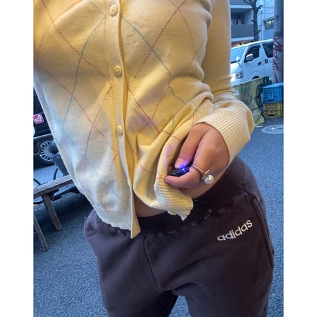 [USED] adidas ローライズフレアスウェットPANTS🤎
