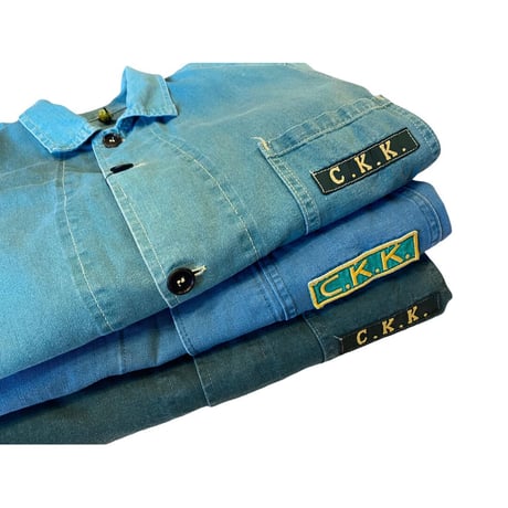 [USED] Euro VINTAGE work JKT GREEN  "C.K.K"
