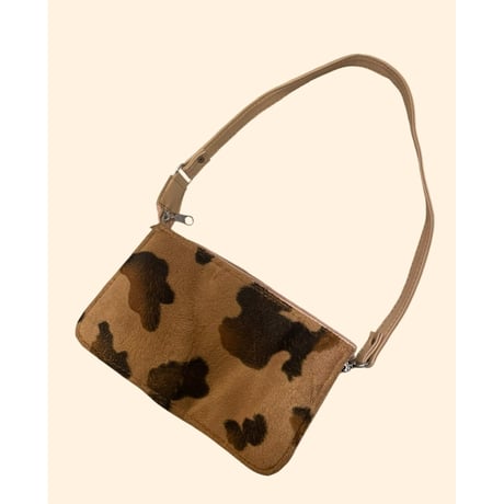 [USED] cow×2 MINI BAG🤎