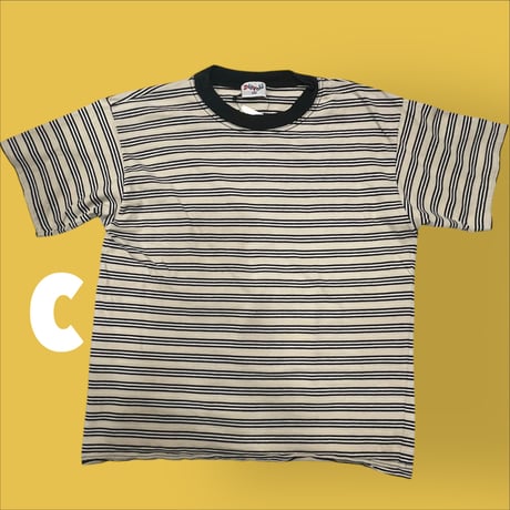 [USED] ボーダー チビtee
