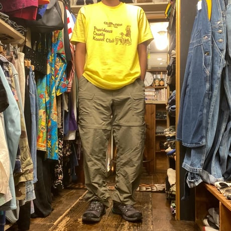 [USED] カーキのNYLONデタッチャブルPT