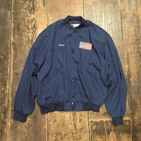 [USED] made in U.S.A. 星条旗ワッペン付きジャンパー