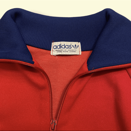 [USED] 80's vintage❤️💙adidas トラックJKT