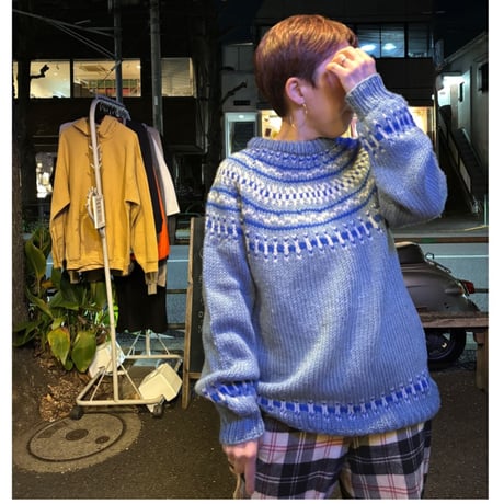 [USED]  ノルディック柄 KNIT