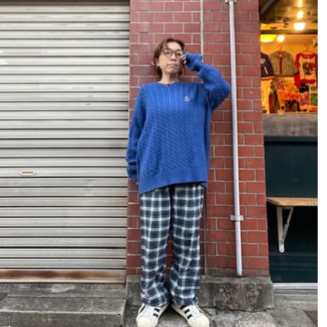 [USED] “LAUREN “RALPH LAUREN COTTON KNIT！
