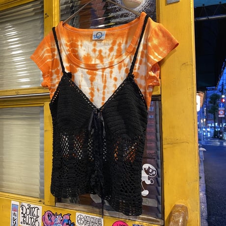 [USED] クロシェットBLACKビスチェ♡