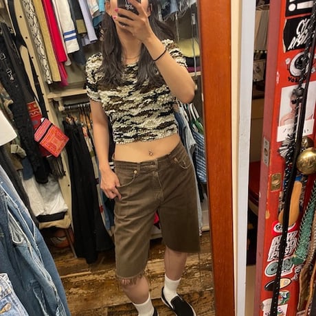 [USED] POPCORN TOPS "CAMO"
