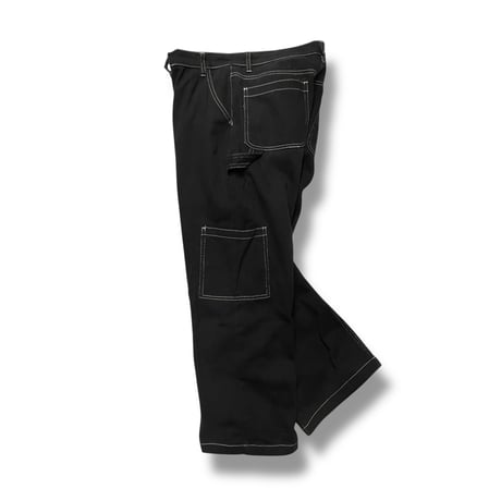 [USED] BLACK COTTON PAINTER Pants