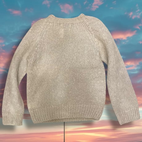[USED]good ivory モヘア ラグラン KNIT 🥣♡