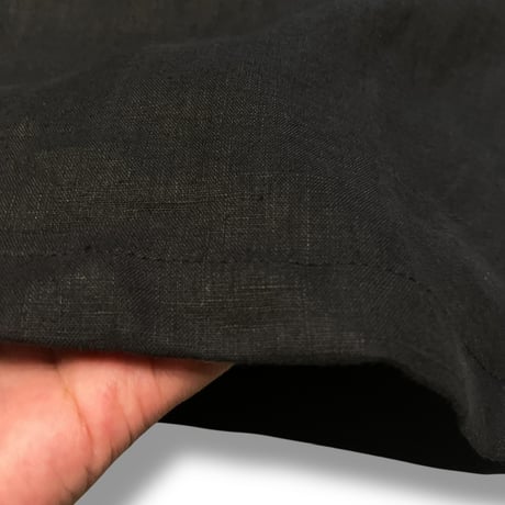 [USED] willi smith BLACK LINEN PANTS