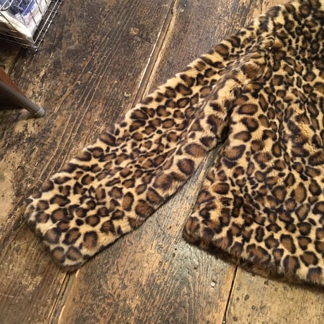 [USED] FAKE レオパード柄コート